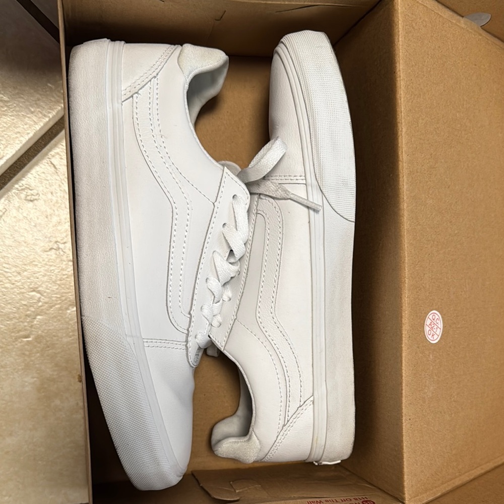 Vans White Sneakers Classic Minimalist Design